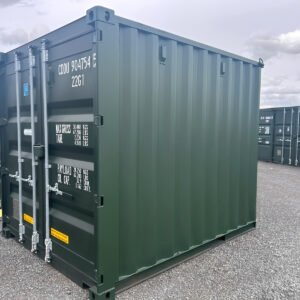 10Ft X 8Ft Shipping Container (One Trip) – Green
