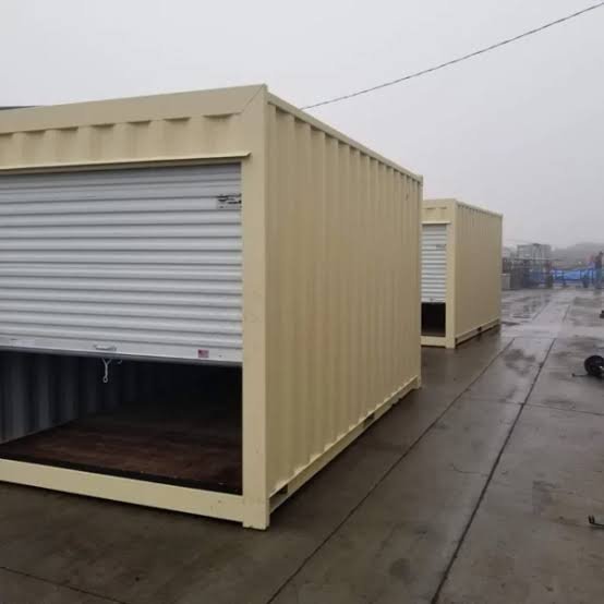 16ft storage container with roll-up door