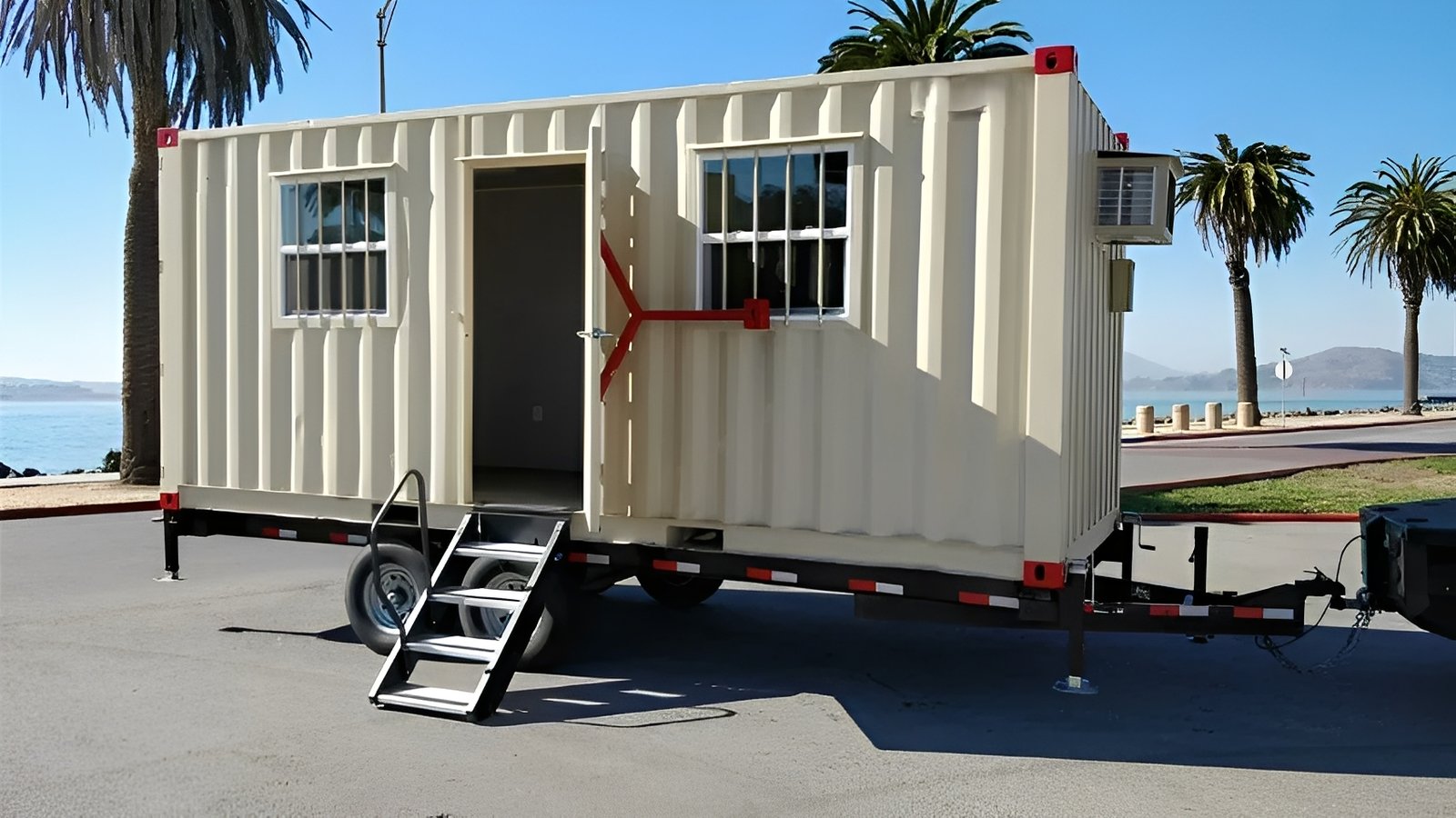 20ft Mobile Office Container With Trailer