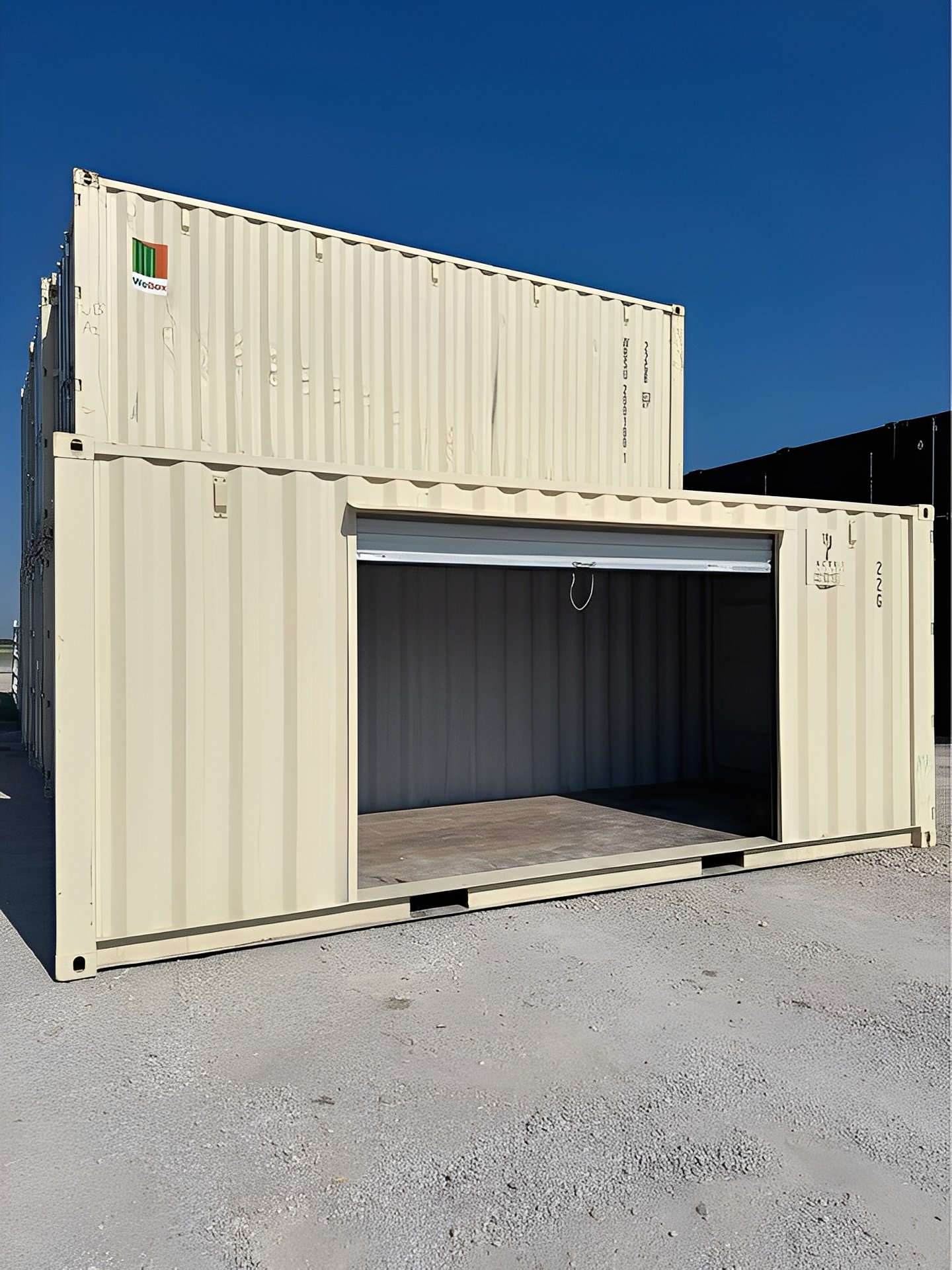 20ft One-Trip Shipping Container with 10ft Roll-Up Door - Image 2