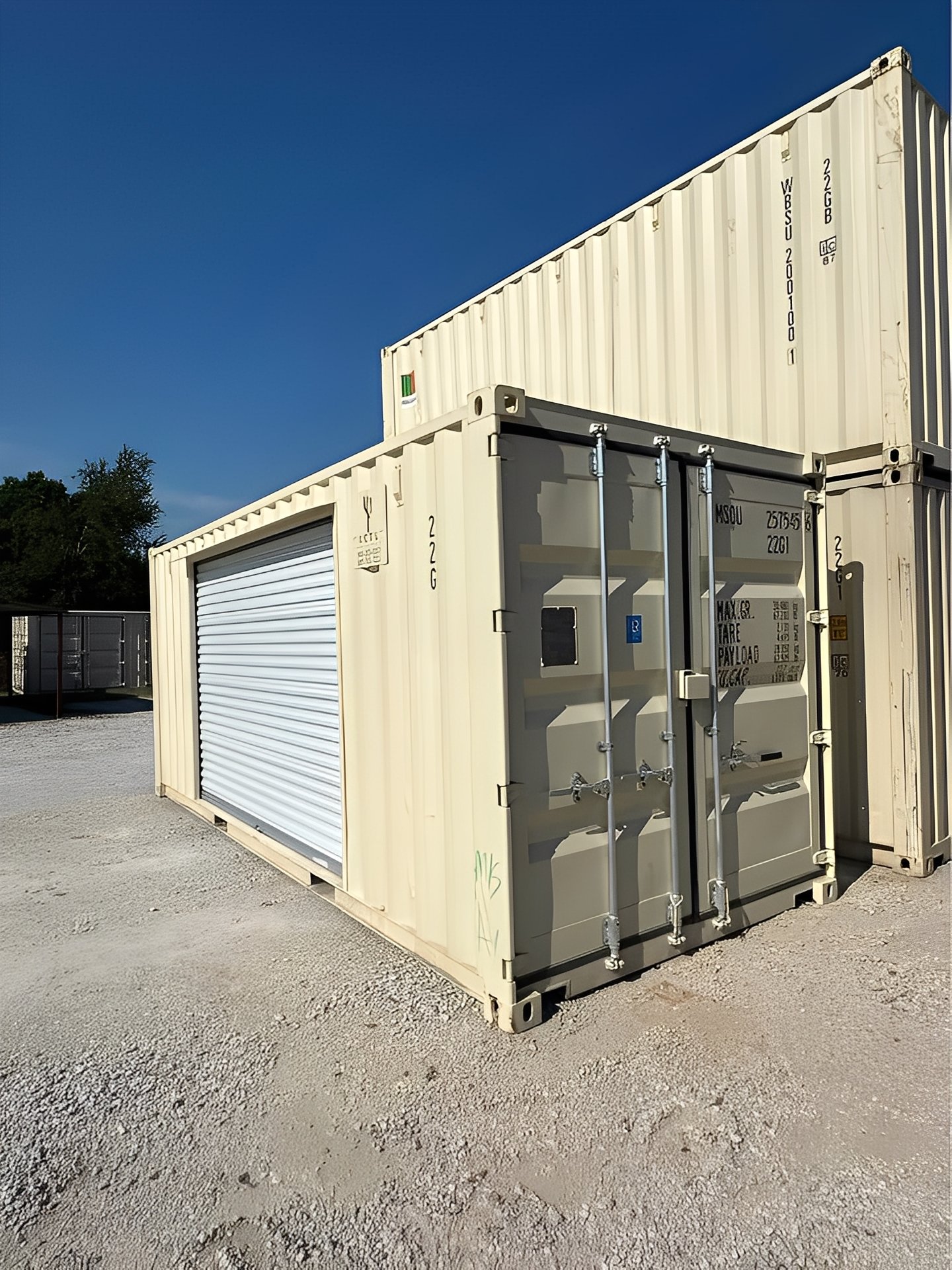 20ft One-Trip Shipping Container with 10ft Roll-Up Door - Image 4