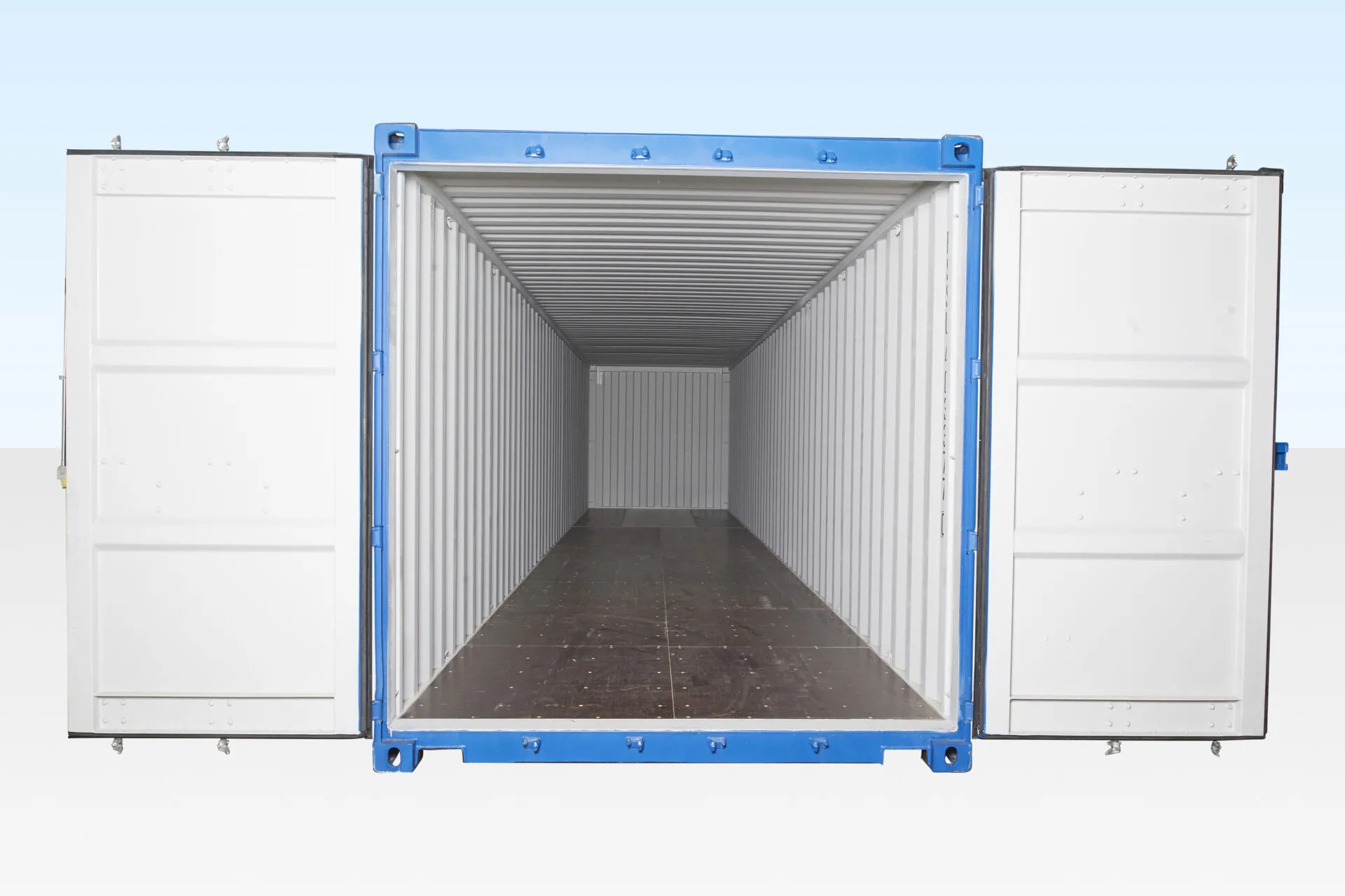 40ft Shipping Container Blue (Ral 5013) - Image 3