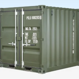 8ft ONE Trip Shipping Container Green (Ral 6007)