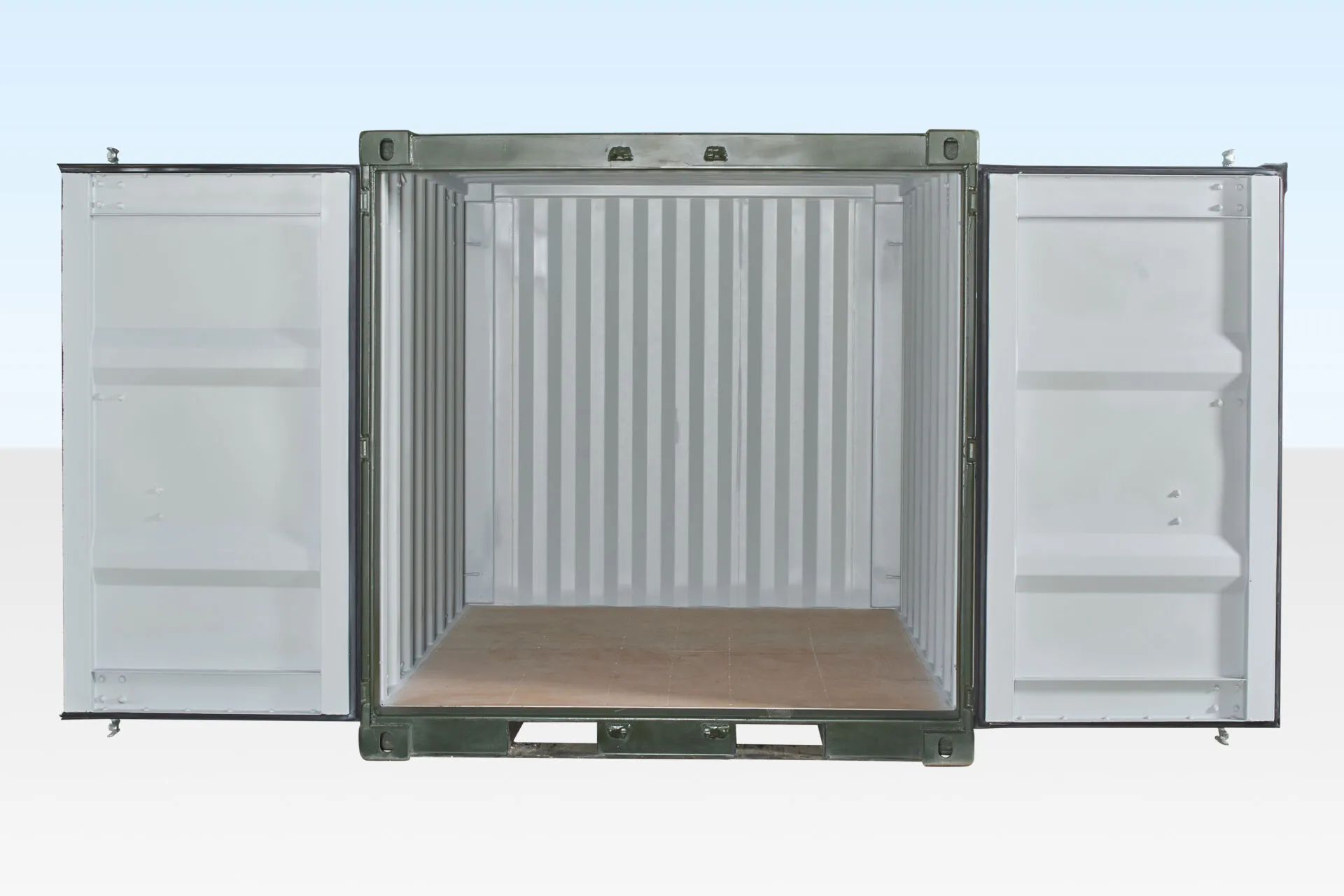 8Ft One Trip Shipping Container (Green) - Image 6