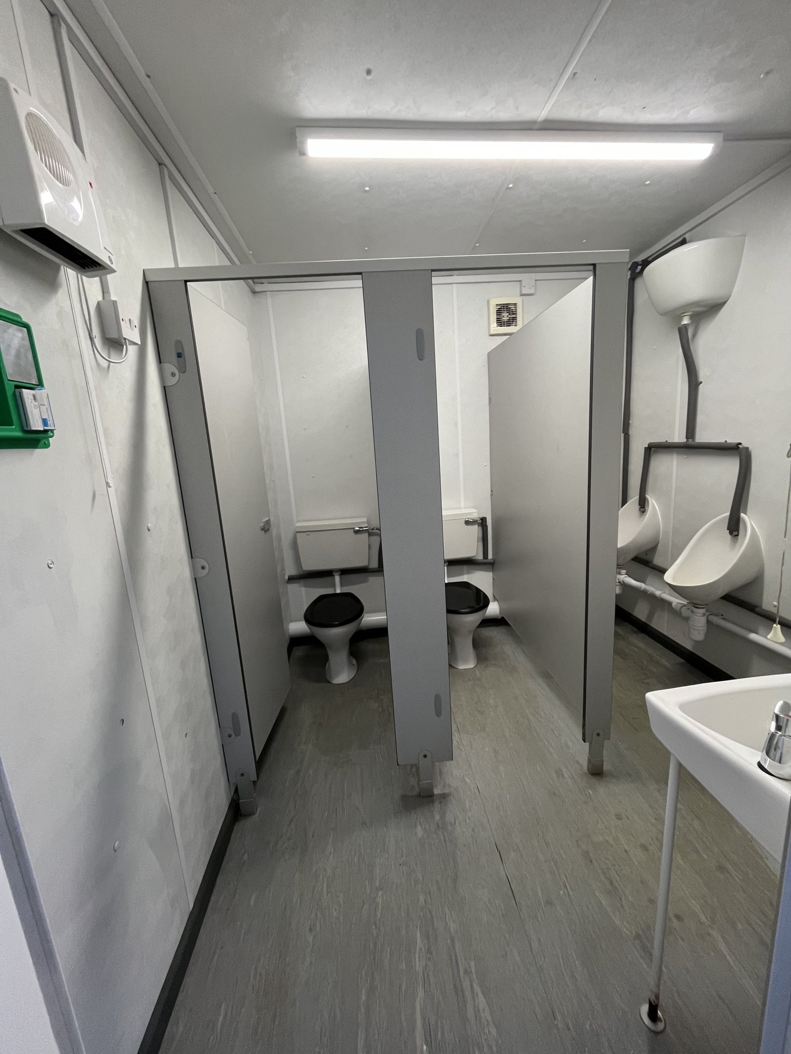 2+1 Steel Toilet Cabin 12Ft x 9Ft - Image 2