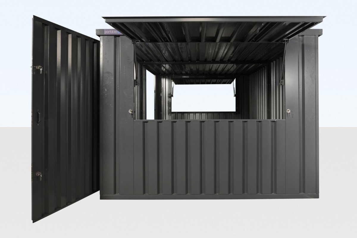 3M X 4.2M Side Linked Flat Pack Container Bundle (Galvanized) - Image 2