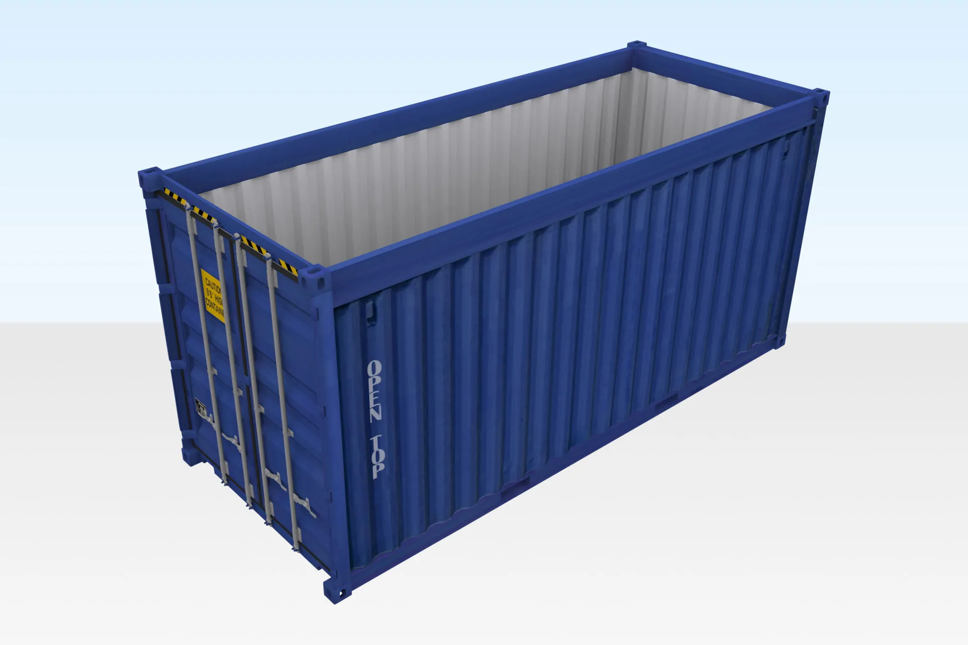 20ft X 8ft Used Shipping Container – Open-top